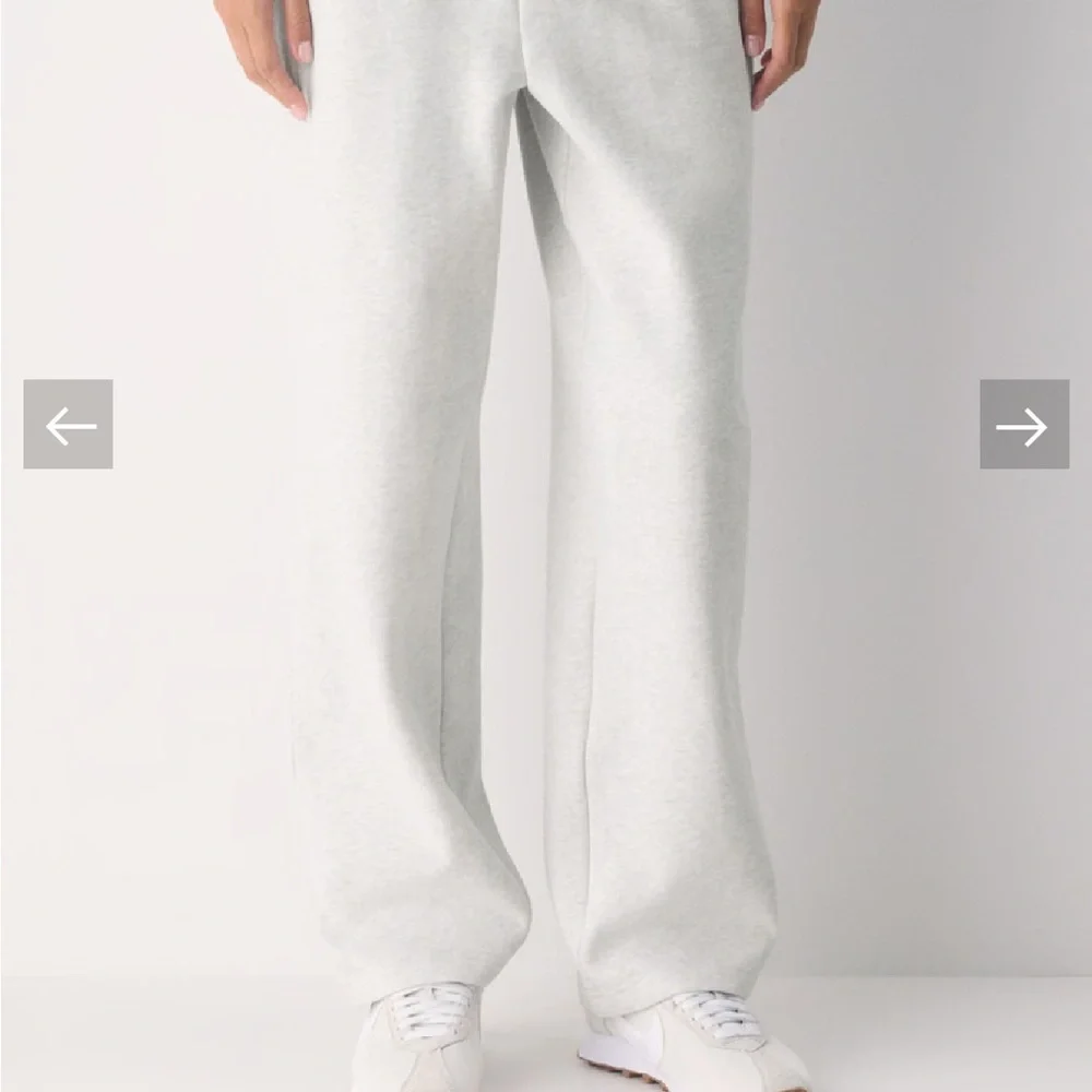 Aritzia Light Gray Track Pants - Picture 2 of 8